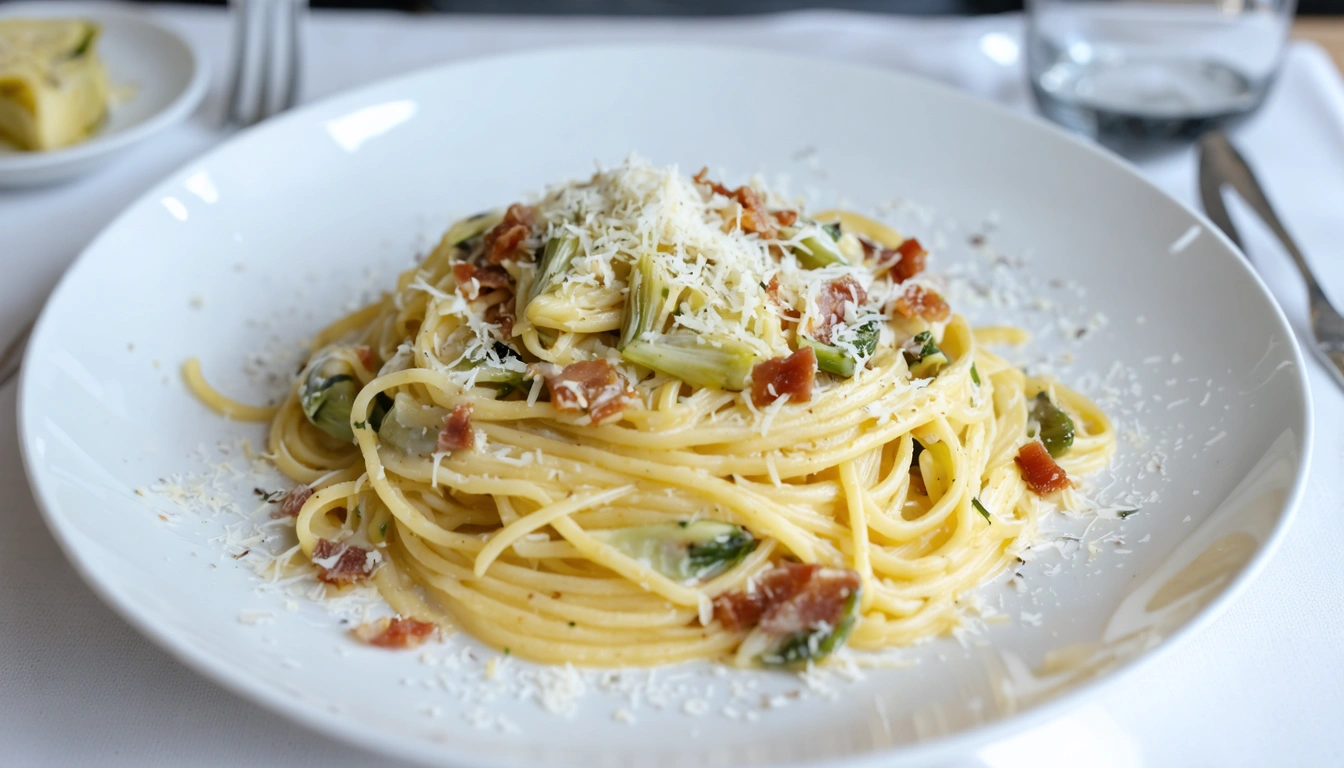 Carbonara di carciofi